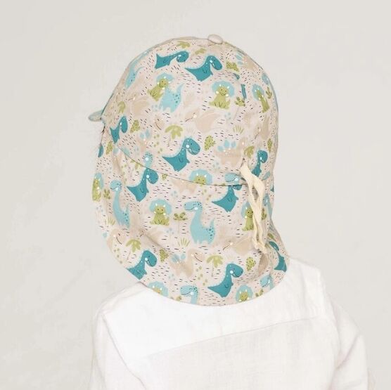 07711316-40 Панама-кепка удлиненная ДИНО для мальчики бежевый фото №2