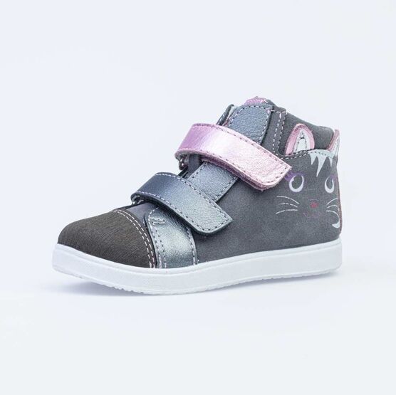 152277-22 Ботинки для девочки серый