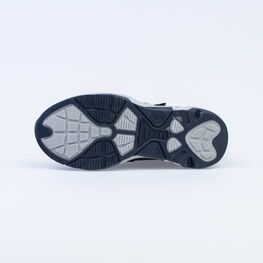 352269-21 Кожаные ботинки на весну/осень Серая молния для мальчики синий фото №3