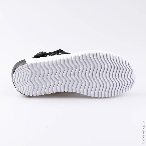 721001-02 Пляжная обувь для мальчики чер-сер фото №3