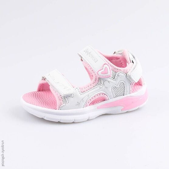 124001-11 Пляжная обувь для девочки персиковый