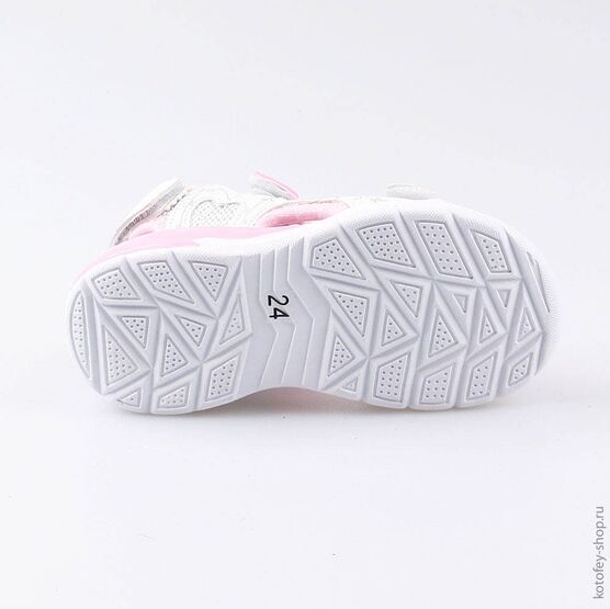 124001-11 Пляжная обувь для девочки персиковый фото №3