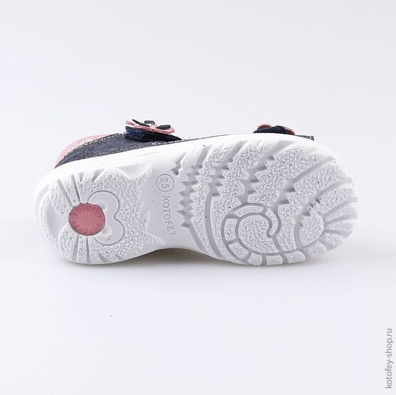 322049-24 Босоножки для девочки светло-синий фото №3