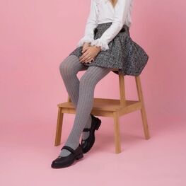 07032386-41 Колготки хлопковые серый для универсальные серый фото №3