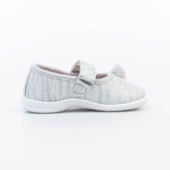 231193-11 Текстильная обувь для девочки серебрист. фото №2