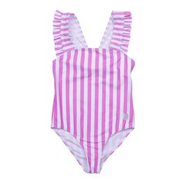 07852032-40 Купальник для девочки Полосатый для девочки розовый
