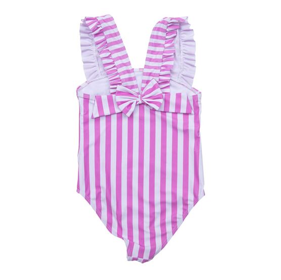 07852032-40 Купальник для девочки Полосатый для девочки розовый фото №2
