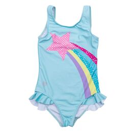 07852033-40 Купальник для девочки Радужная звездочка для девочки бирюзовый