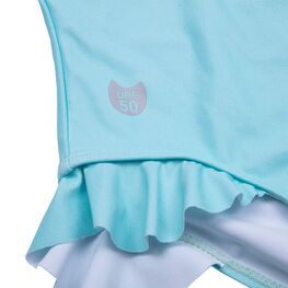 07852033-40 Купальник для девочки Радужная звездочка для девочки бирюзовый фото №3