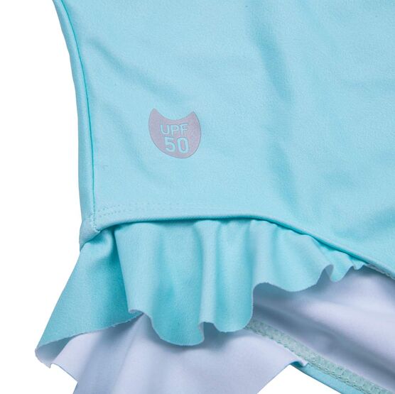 07852033-40 Купальник для девочки Радужная звездочка для девочки бирюзовый фото №3