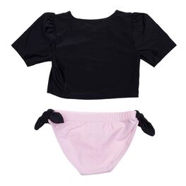 07852038-40 Комплект купальный для девочки для девочки черный фото №2