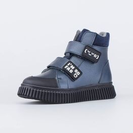 552296-32 Утепленные ботинки для девочки для девочки синий