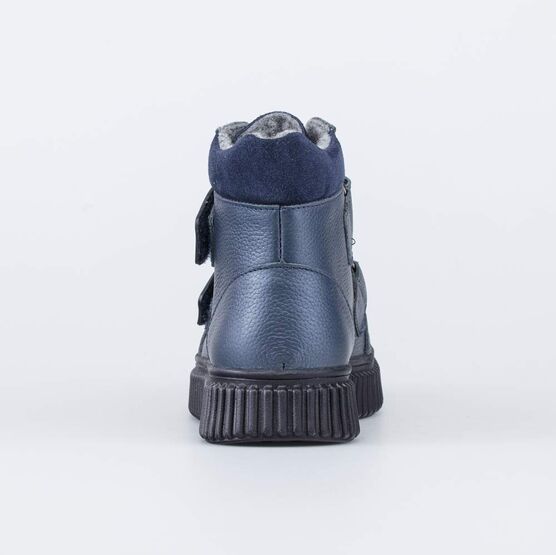 552296-32 Утепленные ботинки для девочки для девочки синий фото №5