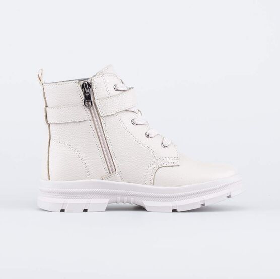 552297-32 Утепленные ботинки для девочки для девочки бежевый фото №2