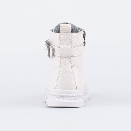 552297-32 Утепленные ботинки для девочки для девочки бежевый фото №5