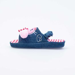 331229-12 Тапочки для девочки син-роз фото №2