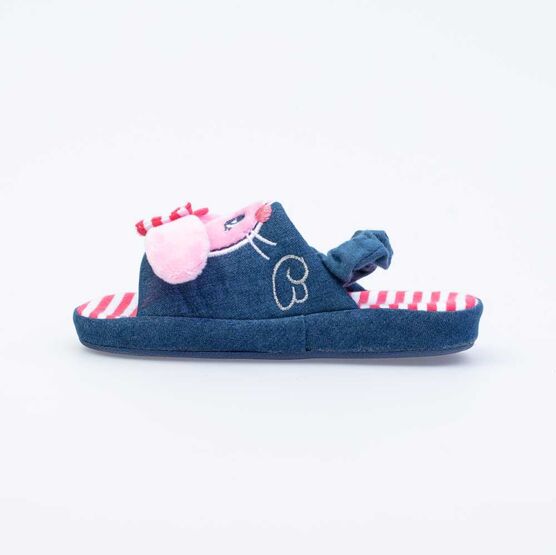 331229-12 Тапочки для девочки син-роз фото №2