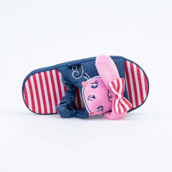331229-12 Тапочки для девочки син-роз фото №4
