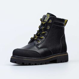 552257-31 Ботинки для мальчики чер-жел