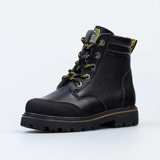 552257-31 Ботинки для мальчики чер-жел