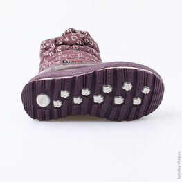 464919-41 Мембранные сапожки для девочки бордовый фото №3