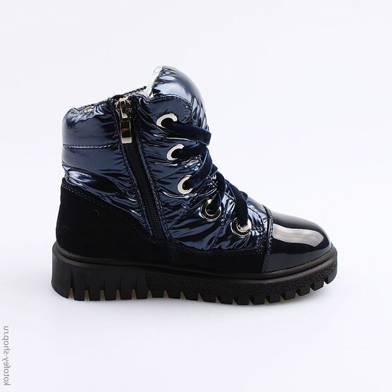 554050-42 Ботинки-дутики для девочки светло-синий фото №2