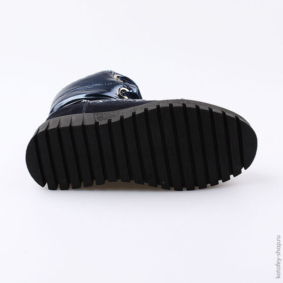 554050-42 Ботинки-дутики для девочки светло-синий фото №3