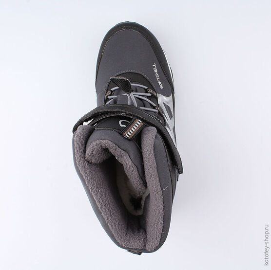 654959-41 Мембранные ботинки для мальчики серый фото №4