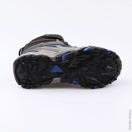 654961-42 Мембранные ботинки для мальчики чер-сер фото №3