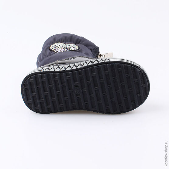 364027-41 Сапожки-дутики для девочки светло-синий фото №3