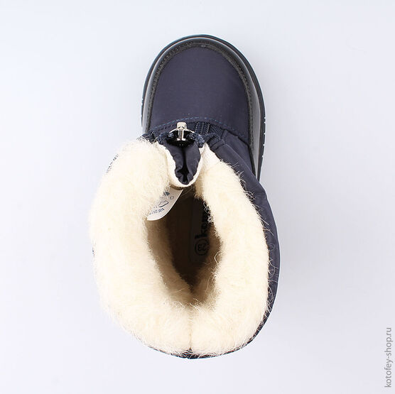 364027-41 Сапожки-дутики для девочки светло-синий фото №4