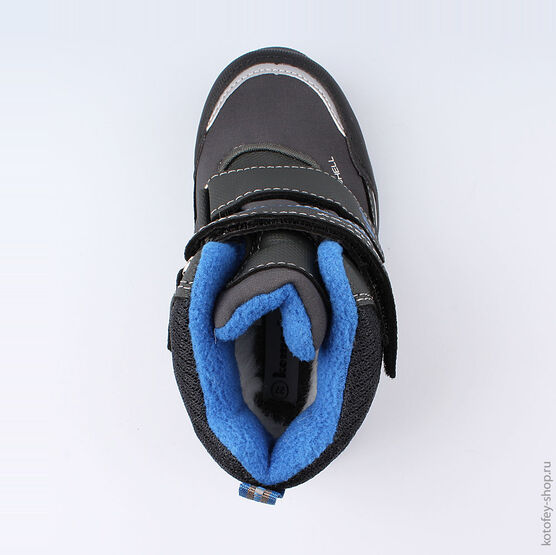 454996-42 Мембранные ботинки для мальчики сер-гол фото №4