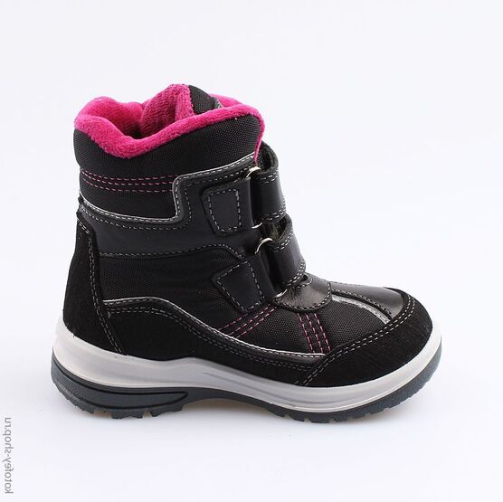 454993-42 Мембранные ботинки для девочки чер-фук фото №2