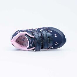 144135-71 Кроссовки из Softshell с LED-подсветкой для девочки син-роз фото №4