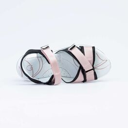 622505-21 Босоножки для девочки для девочки чер-роз фото №4