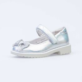 333019-21 Туфли для девочки серебрист.