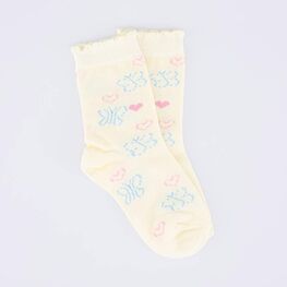 07842988-40 Носки детские хлопковые желтый для девочки желтый