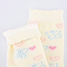 07842988-40 Носки детские хлопковые желтый для девочки желтый фото №2