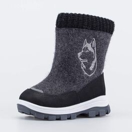 467067-41 Валенки на молнии Серый Волк для мальчики серый