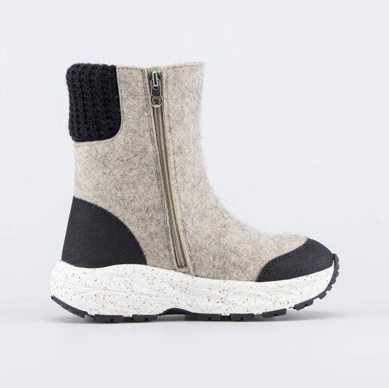 767062-42 Валенки с антискользящей подошвой для подростка бежевый для мальчики бежевый фото №2