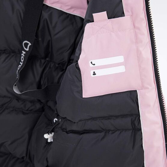 07857014-41 Зимняя куртка-парка розовый для девочки розовый фото №5