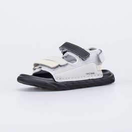 524121-13 Пляжные серые сандалии Оригинал для мальчики серый + бежевый