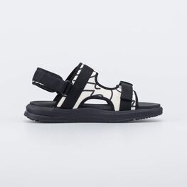 721016-11 Пляжные сандалии-трансформеры для девочки черный + белый фото №2