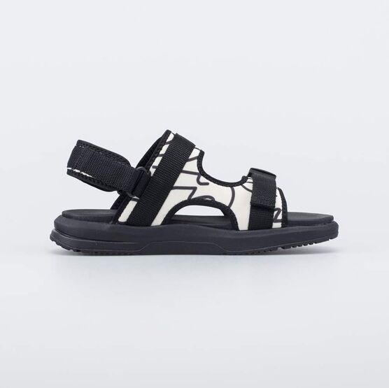 721016-11 Пляжные сандалии-трансформеры для девочки черный + белый фото №2