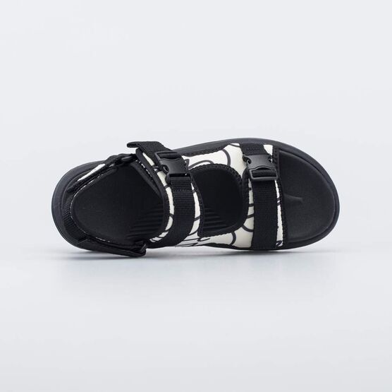 721016-11 Пляжные сандалии-трансформеры для девочки черный + белый фото №4