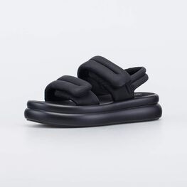 723034-12 Пляжные черные сандалии для девочки-подростка для девочки черный