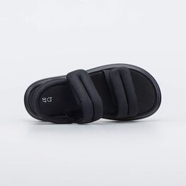 723034-12 Пляжные черные сандалии для девочки-подростка для девочки черный фото №4