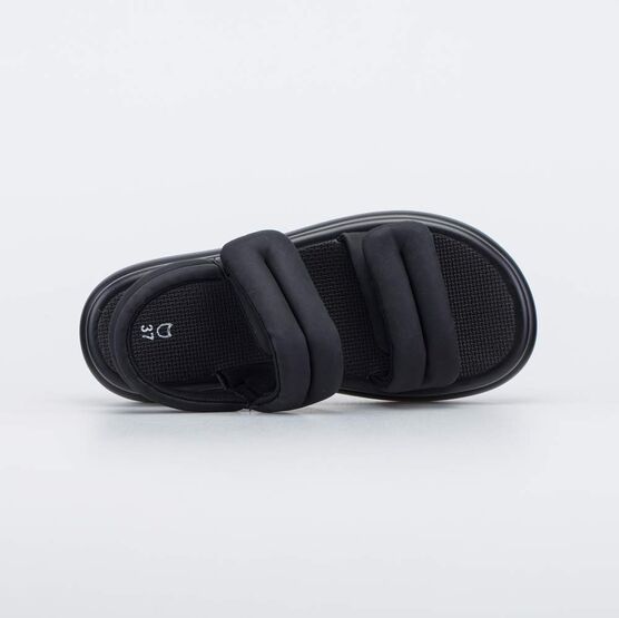 723034-12 Пляжные черные сандалии для девочки-подростка для девочки черный фото №4