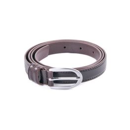 03804009-31 Ремень кожаный для девочки коричнев.