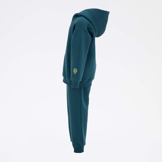 07764065-41 Костюм худи + брюки с начесом зеленый для универсальные зеленый фото №2